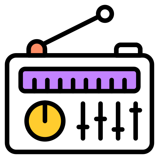 Радио Generic color lineal-color иконка