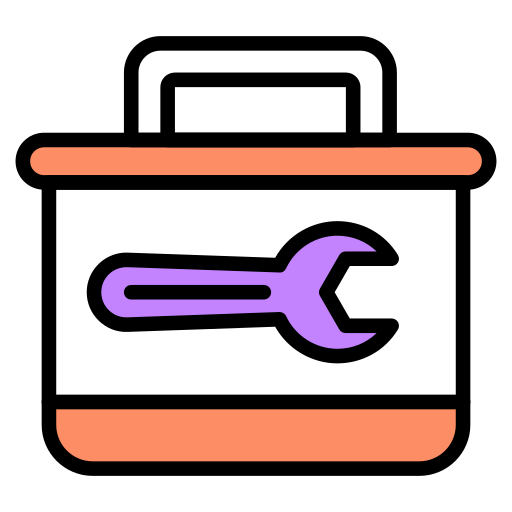 caja de herramientas Generic color lineal-color icono