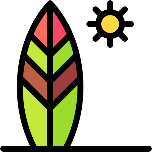 서핑 Generic color lineal-color icon