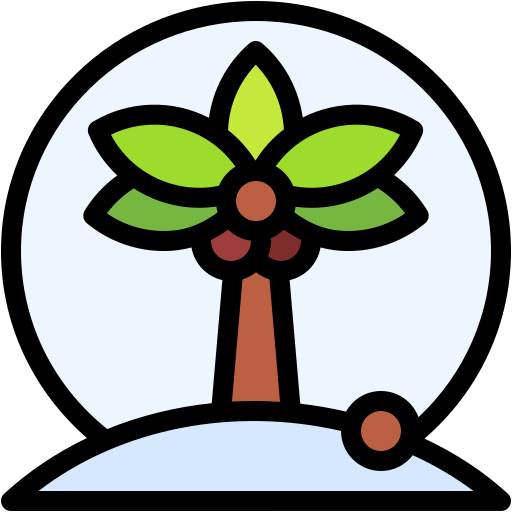ヤシの木 Generic color lineal-color icon