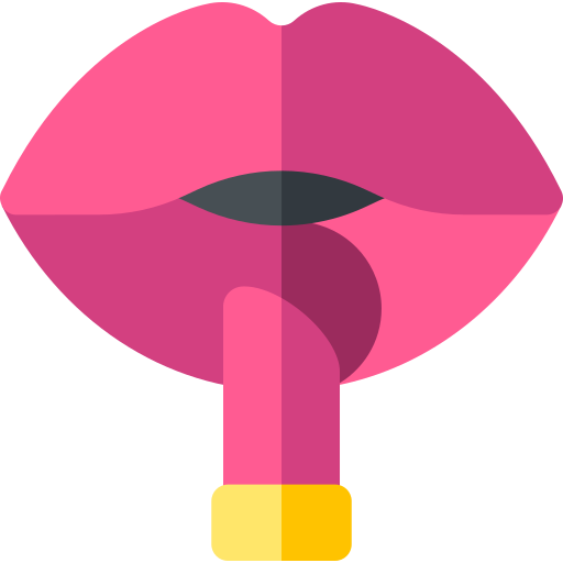 lippen Basic Rounded Flat icon