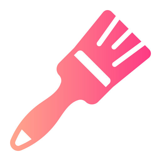 Brush Generic gradient fill icon