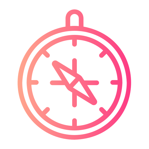Compass Generic gradient outline icon