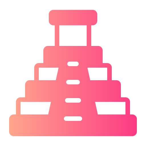 piramida majów Generic gradient fill ikona