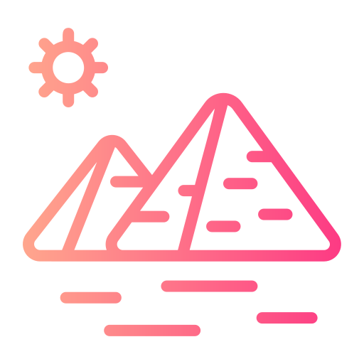 피라미드 Generic gradient outline icon