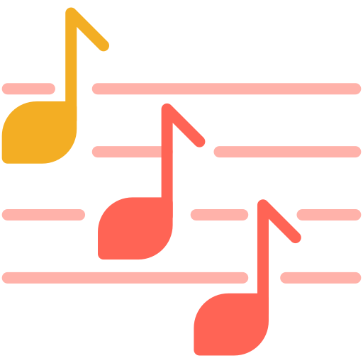 Musical note Generic color fill icon