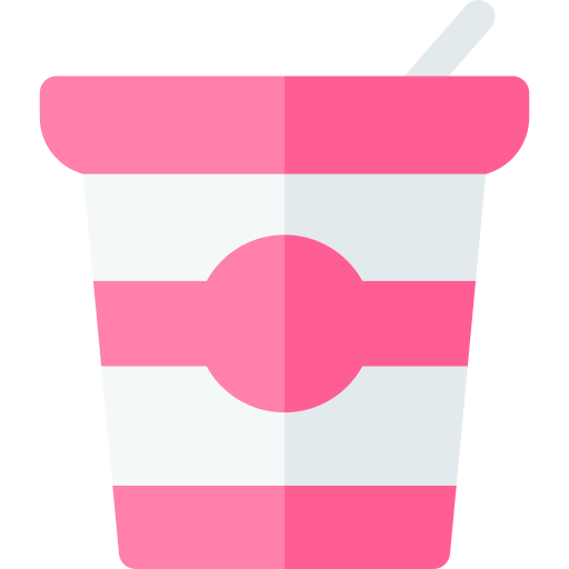 yoghurt Basic Rounded Flat icoon