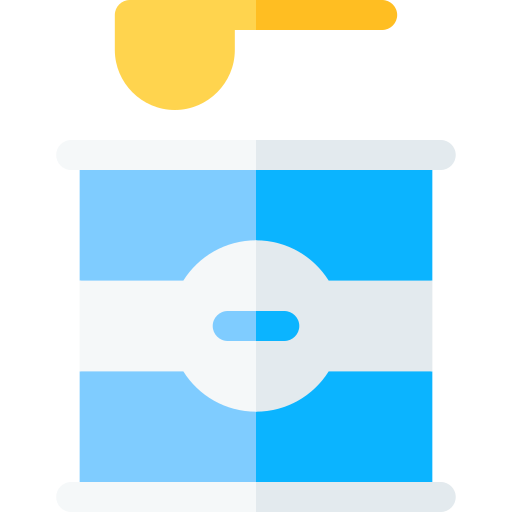 분유 Basic Rounded Flat icon