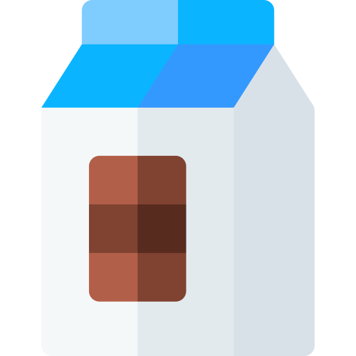 초콜릿 우유 Basic Rounded Flat icon