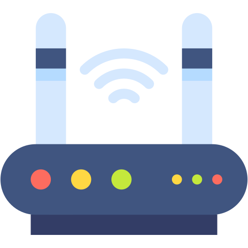router wifi Generic color fill ikona