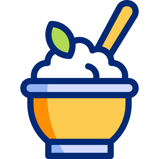 Cottage cheese Basic Accent Lineal Color icon