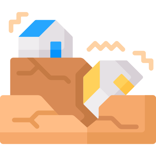 Earthquake Special Flat icon