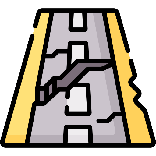 Road Special Lineal color icon