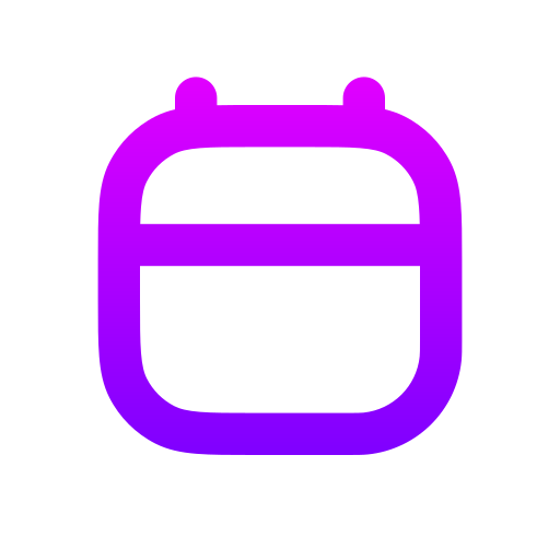 달력 Generic gradient outline icon