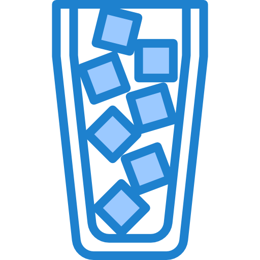 Ледяной кофе srip Blue иконка