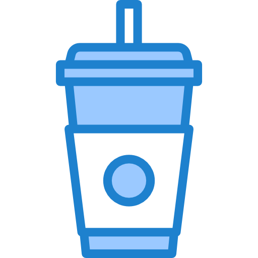 종이컵 srip Blue icon