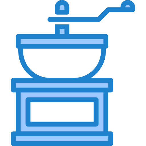 molinillo de cafe srip Blue icono