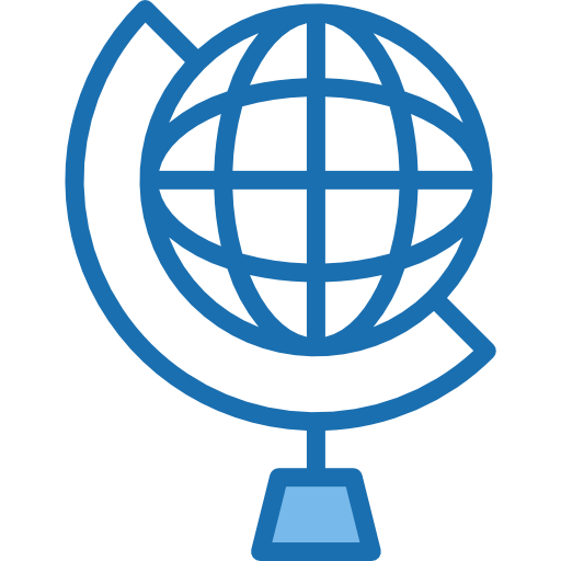 globe terrestre Phatplus Blue Icône