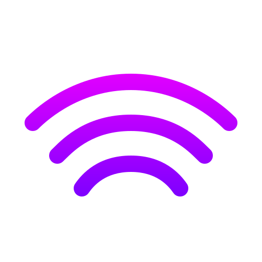 wifi Generic gradient outline icona