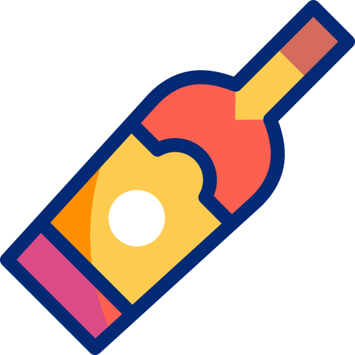 Wine Basic Accent Lineal Color icon