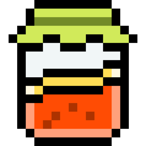 чайный гриб Pixel Linear color иконка