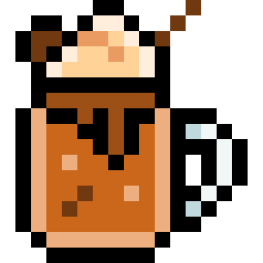 milkshake Pixel Linear color icoon
