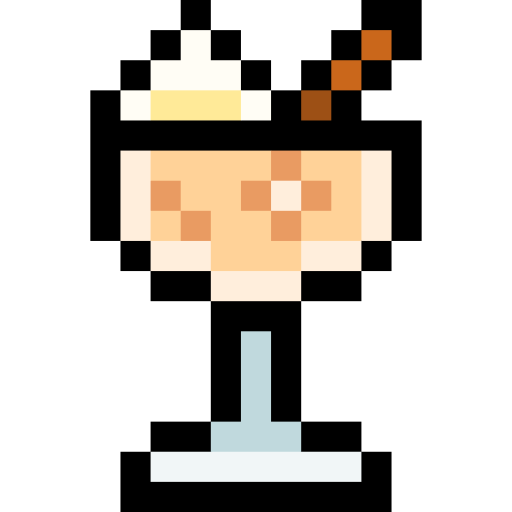 Pumpkin pie Pixel Linear color icon
