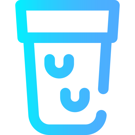 물 유리 Super Basic Omission Gradient icon