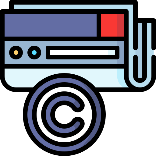 Copyright Special Lineal color icon
