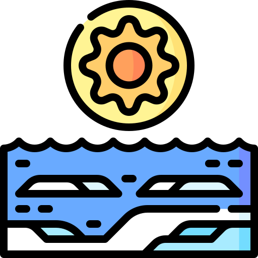 바다 Special Lineal color icon