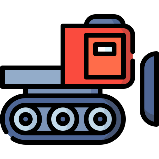 Tracked vehicle Special Lineal color icon