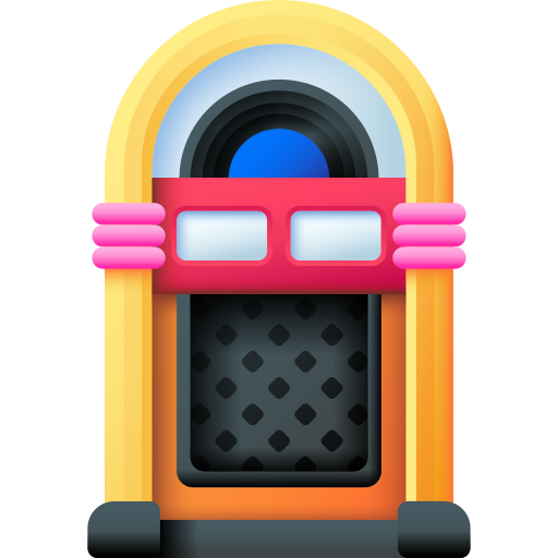 jukebox 3D Color icoon