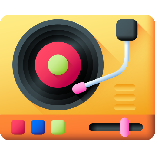 dj 믹서 3D Color icon