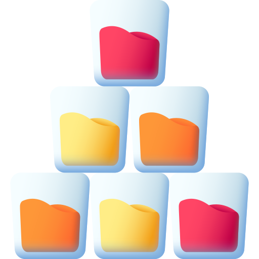 Shots 3D Color icon