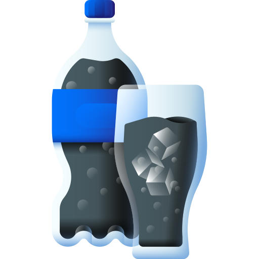 boisson non-alcoolisée 3D Color Icône