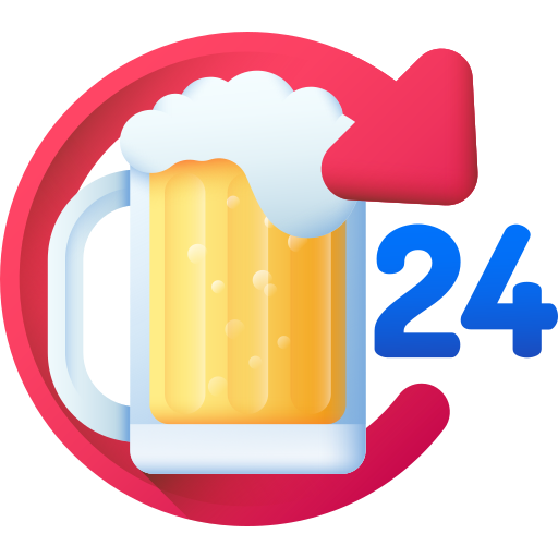 24 시간 3D Color icon