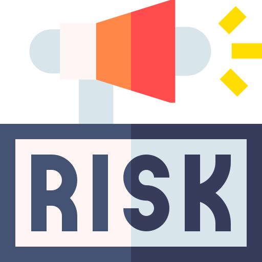 Риск Basic Straight Flat иконка