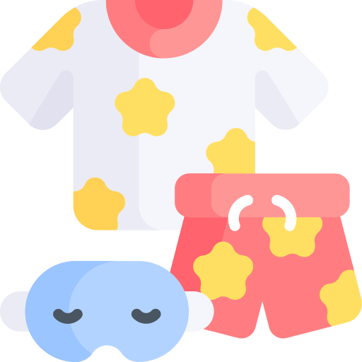 pyjama Kawaii Flat icon