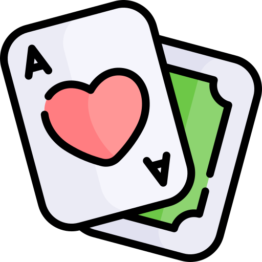 Playing cards Kawaii Lineal color icon