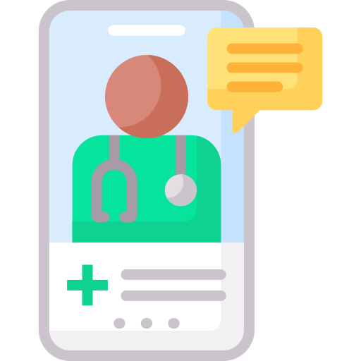 Online doctor Special Flat icon