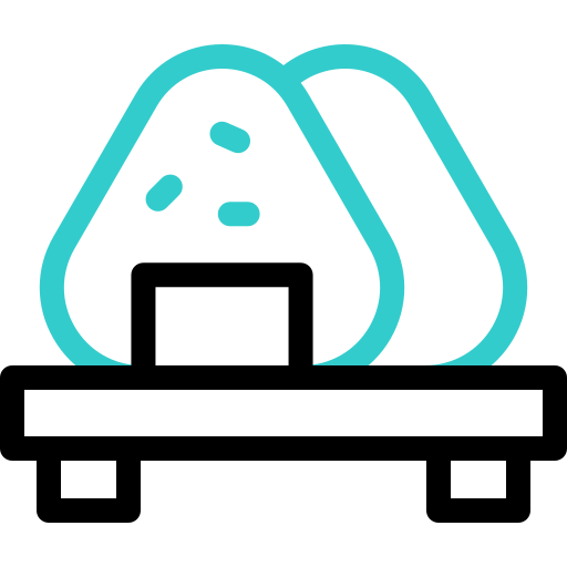 Onigiri Basic Accent Outline icon