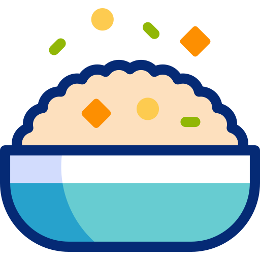 Fried rice Basic Accent Lineal Color icon