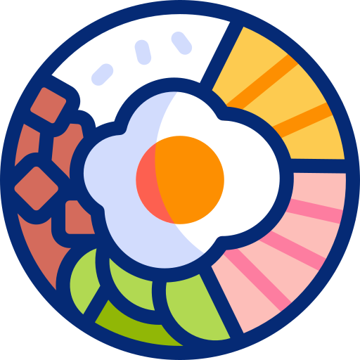 Bibimbap Basic Accent Lineal Color icon