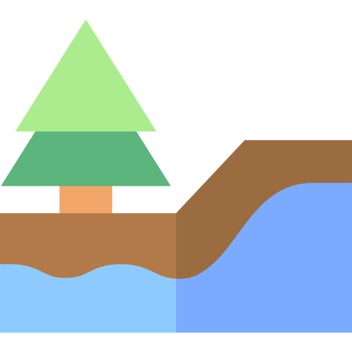 Река Basic Straight Flat иконка