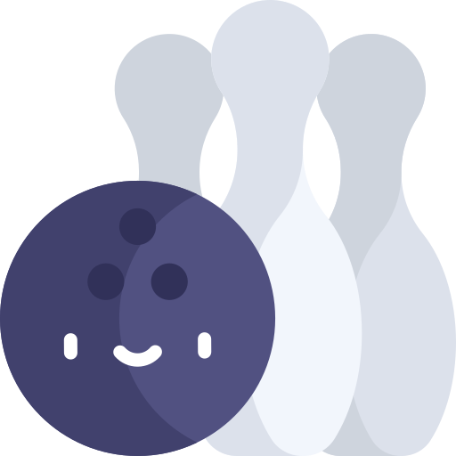 bowling Kawaii Flat icon