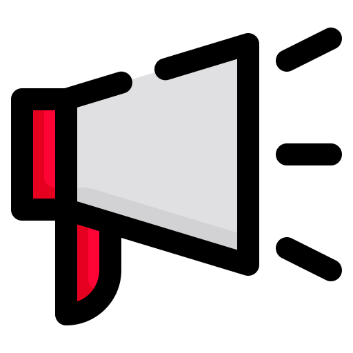 メガホン Generic color lineal-color icon