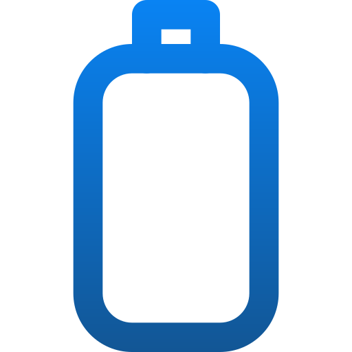 lege batterij Generic gradient outline icoon