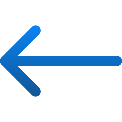 Left arrow Generic gradient outline icon
