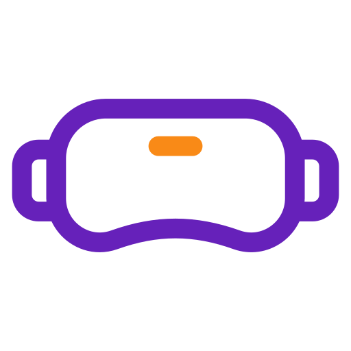 Óculos de realidade virtual Generic color outline Ícone