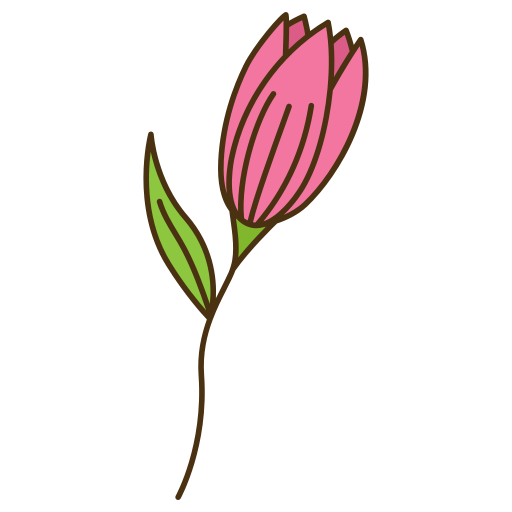 Тюльпан Generic color lineal-color иконка